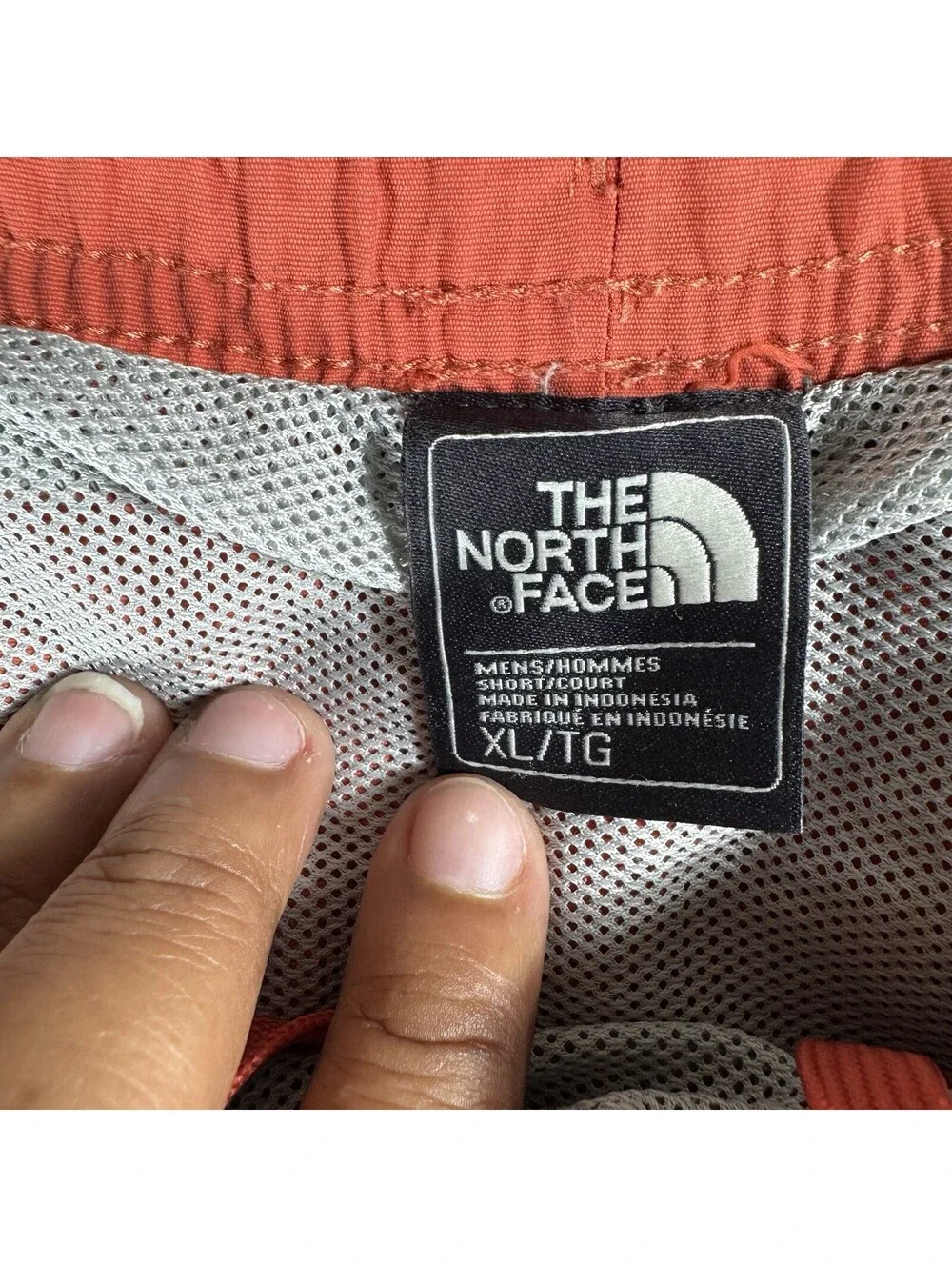 The North Face Class V Relaxed Fit Pull On Horizon Orange Shorts Mens Sz. XL